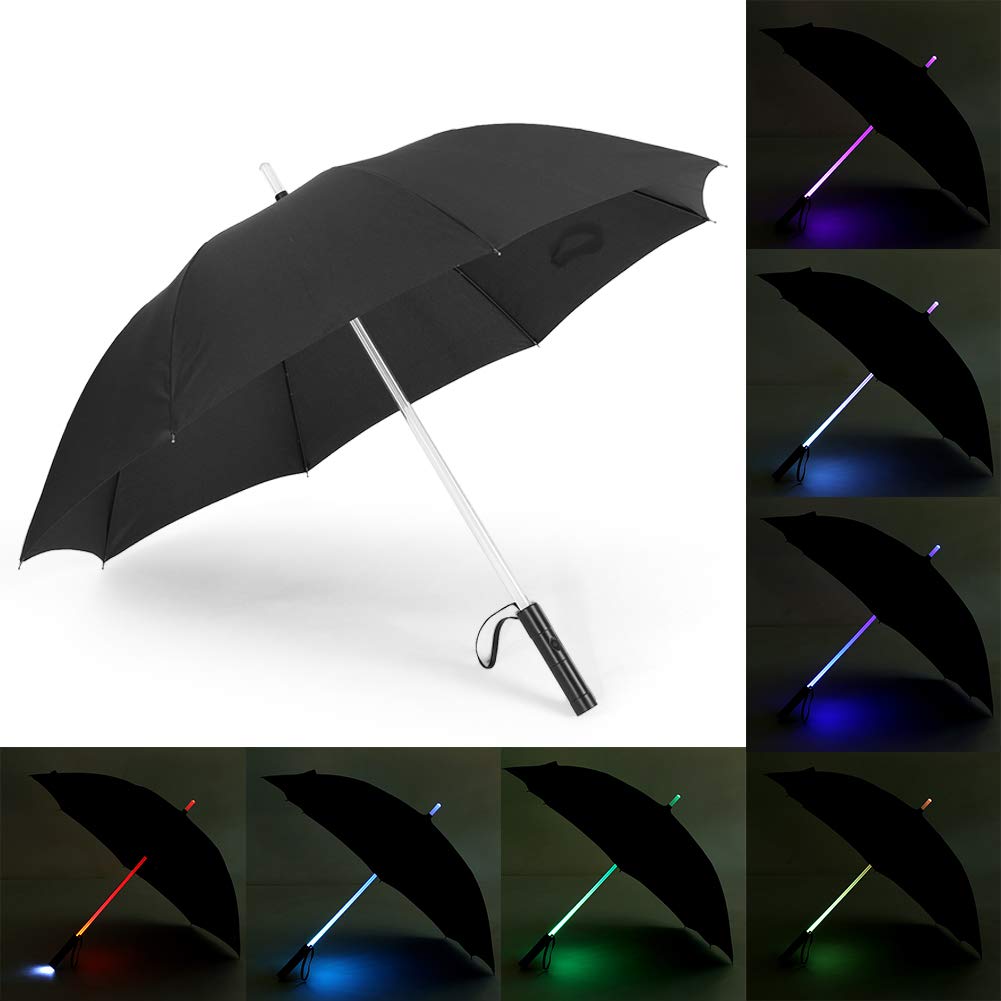 Amazon｜TOPINCN LED傘 フラッシュライト 7色変化 LED傘ライト 雨の夜